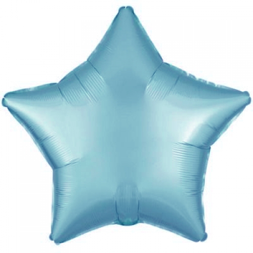 Гелиевый фольгированный шар ''звезда''(голубой)