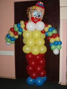 Фигура из воздушных шаров ''КЛОУН''