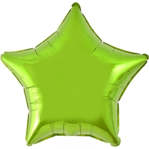 Гелиевый фольгированный шар ''звезда''(салатовый)