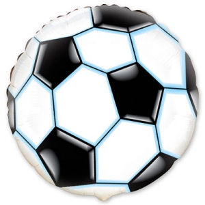 Гелиевый фольгированный шар ''Футбольный мяч''