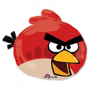 Гелиевый фольгированный шар ''Angry Birds Красная''