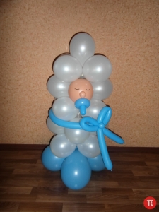 фигура из шаров ''Лялька''