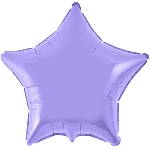 Гелиевый фольгированный шар ''звезда''(лиловый)