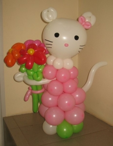 Фигура из воздушных шаров ''Kitty''